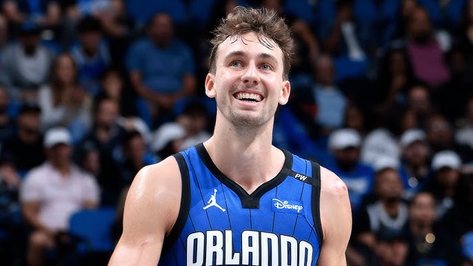 Franz Wagner in Orlando Magic uniform.